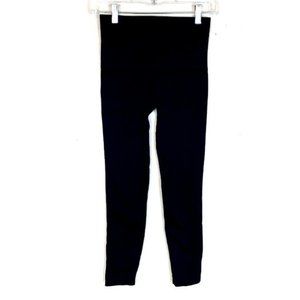 Spanx dark navy Cropped Leggings M 23" Slimming Stretch Shapewear Pants